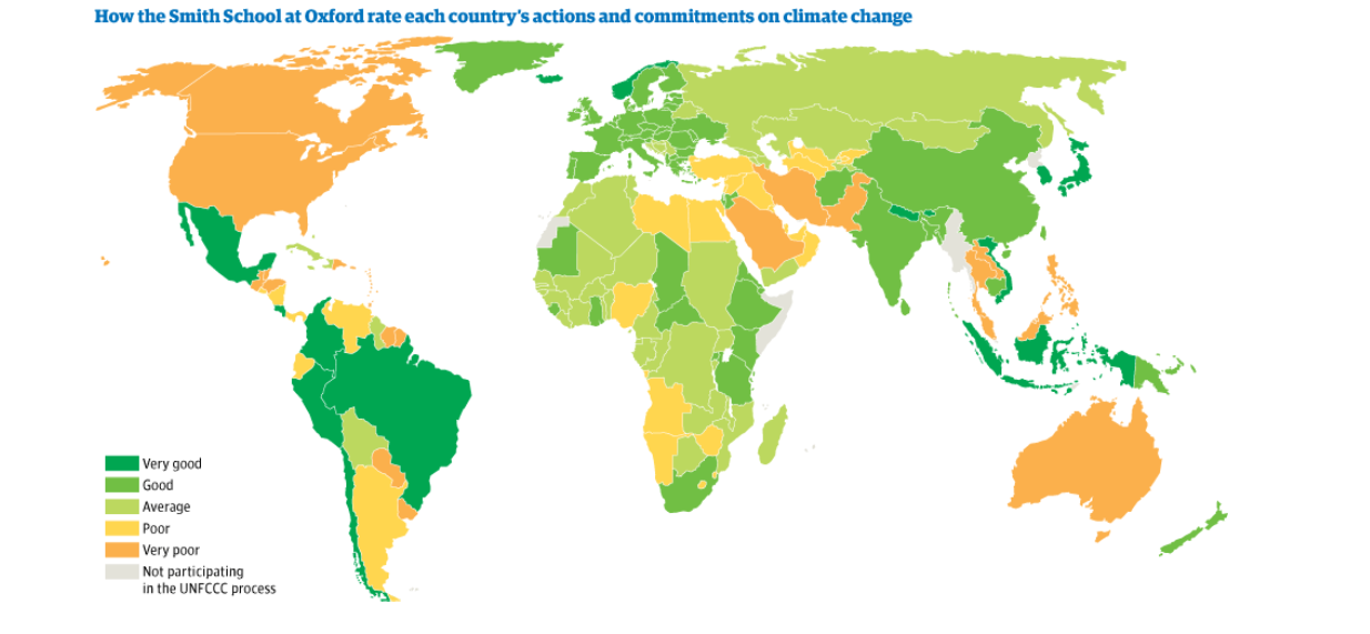 mapping climate change commitments